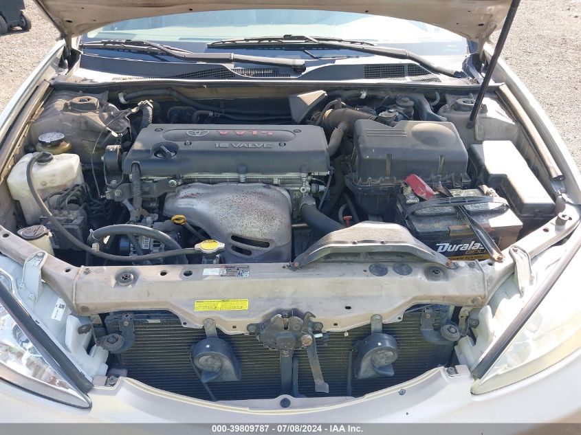 2004 Toyota Camry Xle VIN: 4T1BE30K34U845612 Lot: 39809787