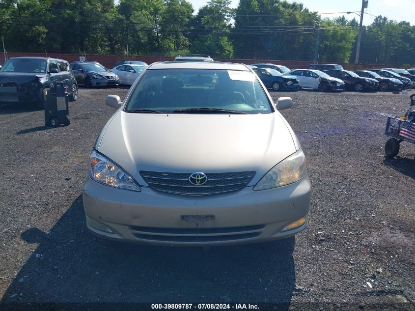 2004 Toyota Camry Xle VIN: 4T1BE30K34U845612 Lot: 39809787