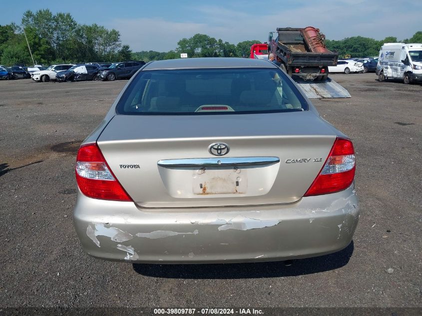 2004 Toyota Camry Xle VIN: 4T1BE30K34U845612 Lot: 39809787