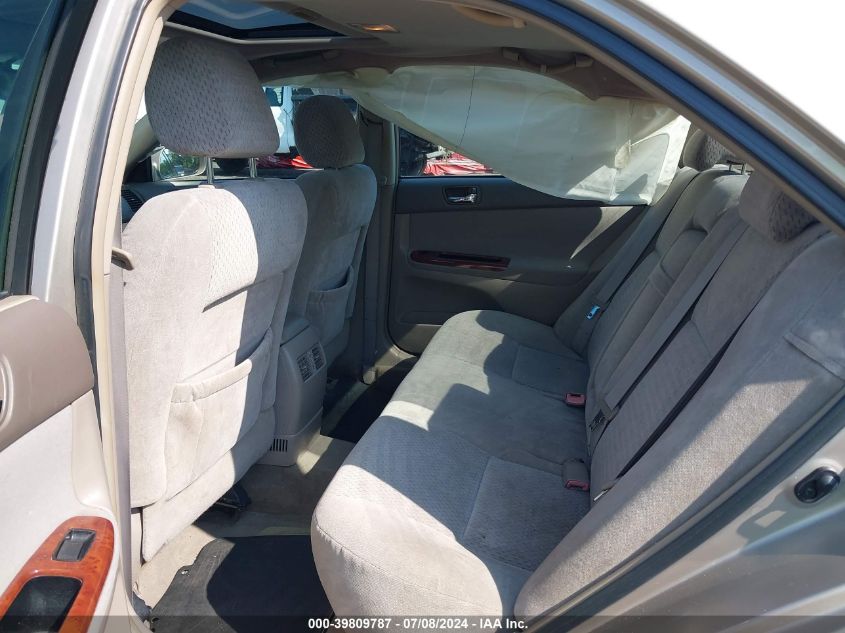 2004 Toyota Camry Xle VIN: 4T1BE30K34U845612 Lot: 39809787