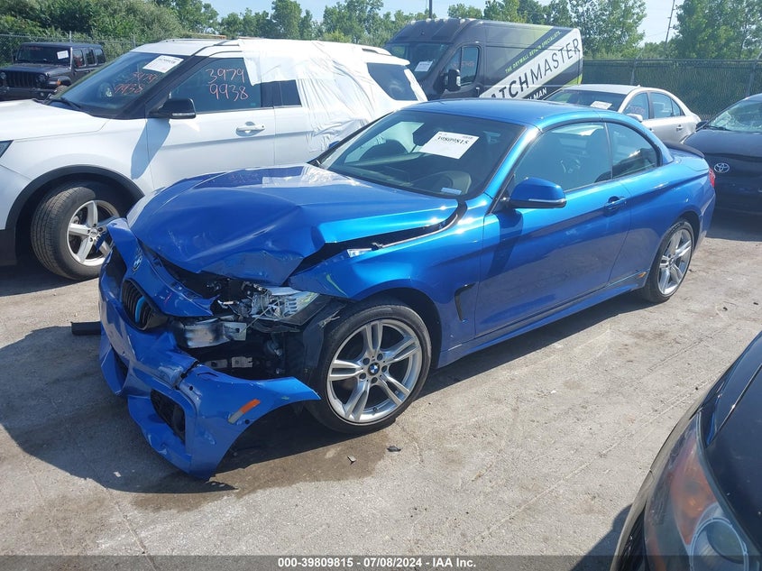 2017 BMW 430I VIN: WBA4U9C37H5H64491 Lot: 39809815