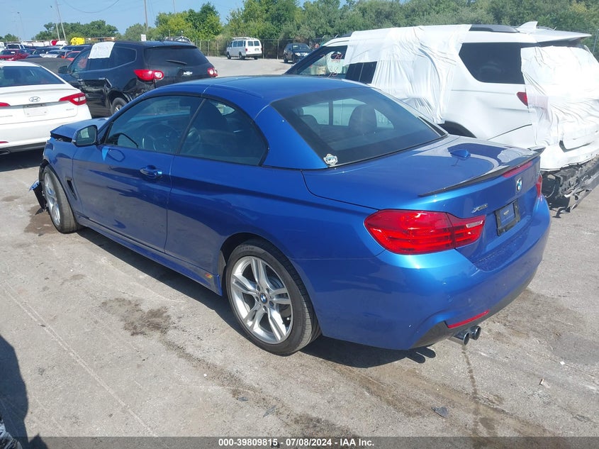 2017 BMW 430I VIN: WBA4U9C37H5H64491 Lot: 39809815