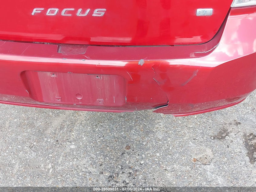 2011 Ford Focus Se VIN: 1FAHP3FN8BW202173 Lot: 39809831