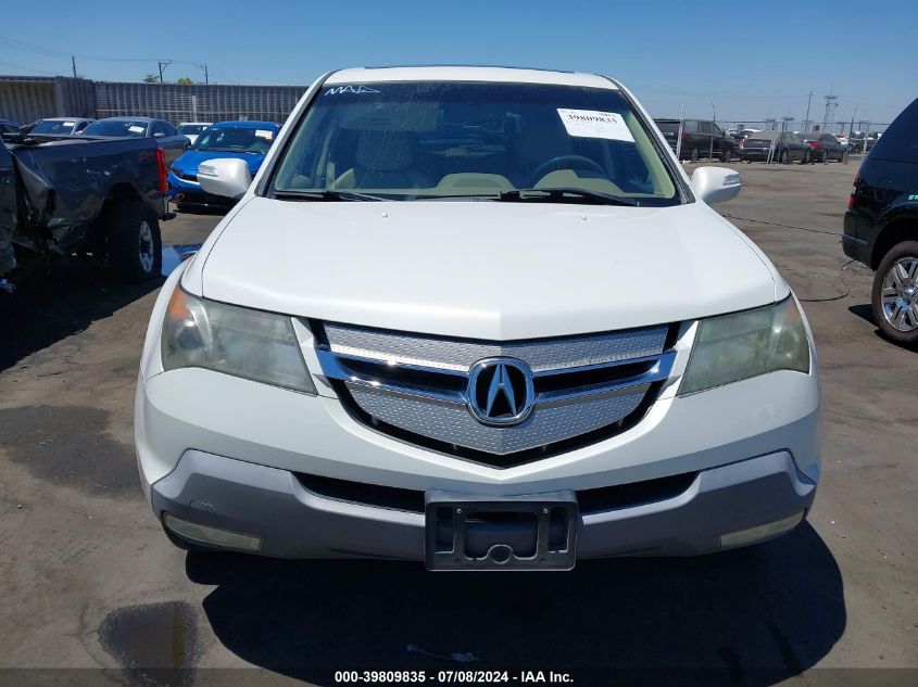 2009 Acura Mdx Technology Package VIN: 2HNYD28459H509496 Lot: 39809835
