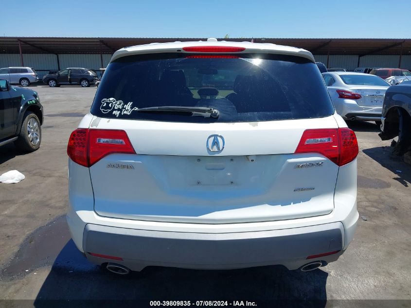 2009 Acura Mdx Technology Package VIN: 2HNYD28459H509496 Lot: 39809835