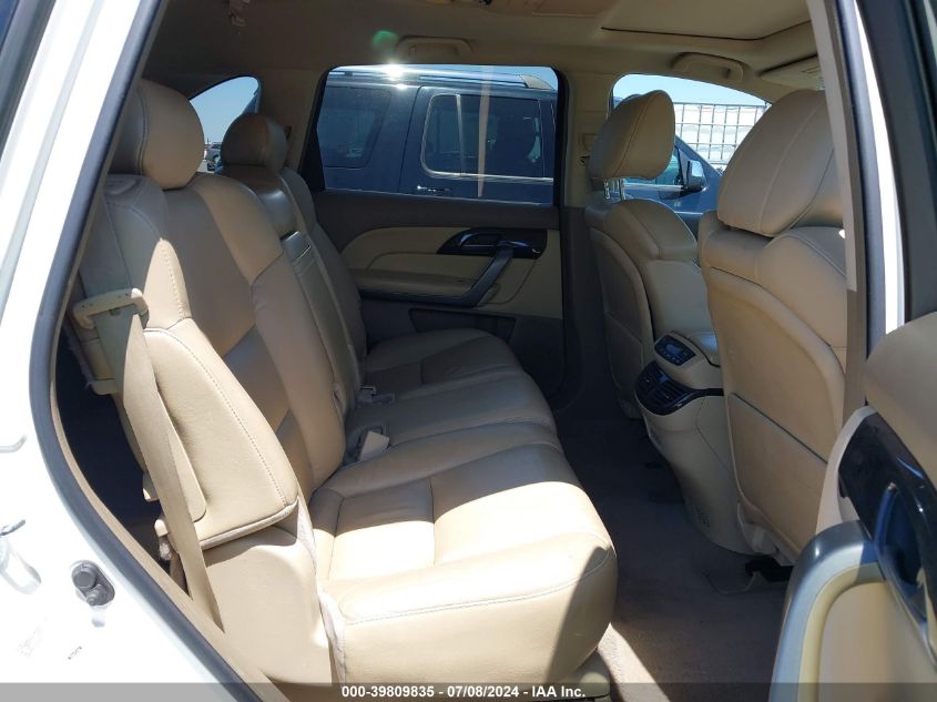 2009 Acura Mdx Technology Package VIN: 2HNYD28459H509496 Lot: 39809835