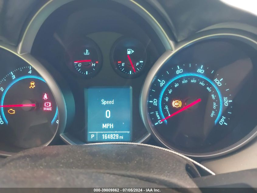 2012 Chevrolet Cruze Lt VIN: 1G1PE5SC6C7160327 Lot: 39809862