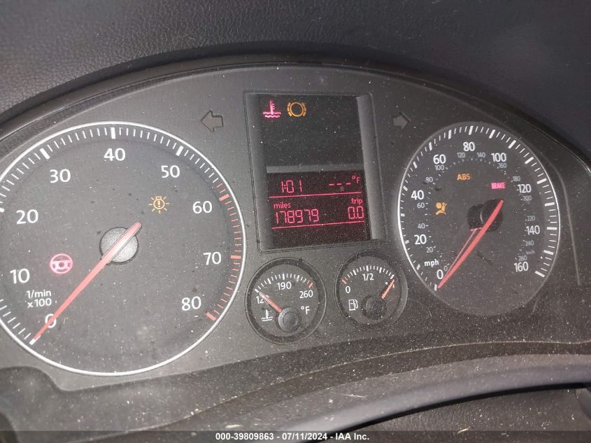 2006 Volkswagen Jetta Value Edition VIN: 3VWPF71K76M707489 Lot: 39809863