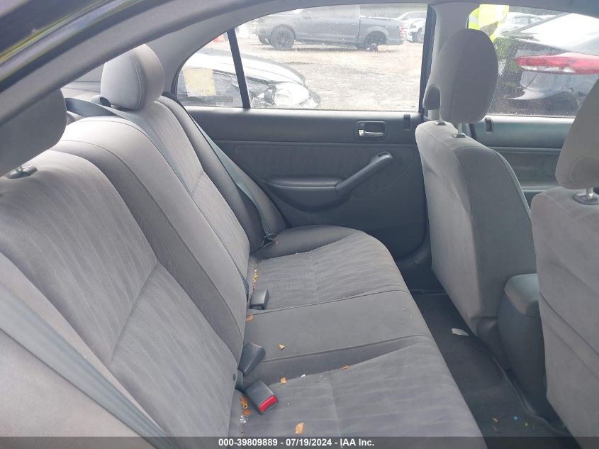 2003 Honda Civic Lx VIN: 2HGES16553H606436 Lot: 39809889