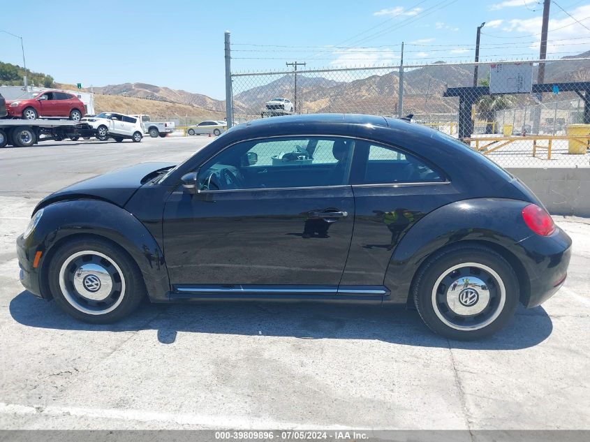 2012 Volkswagen Beetle 2.5L VIN: 3VWJP7AT2CM609607 Lot: 39809896