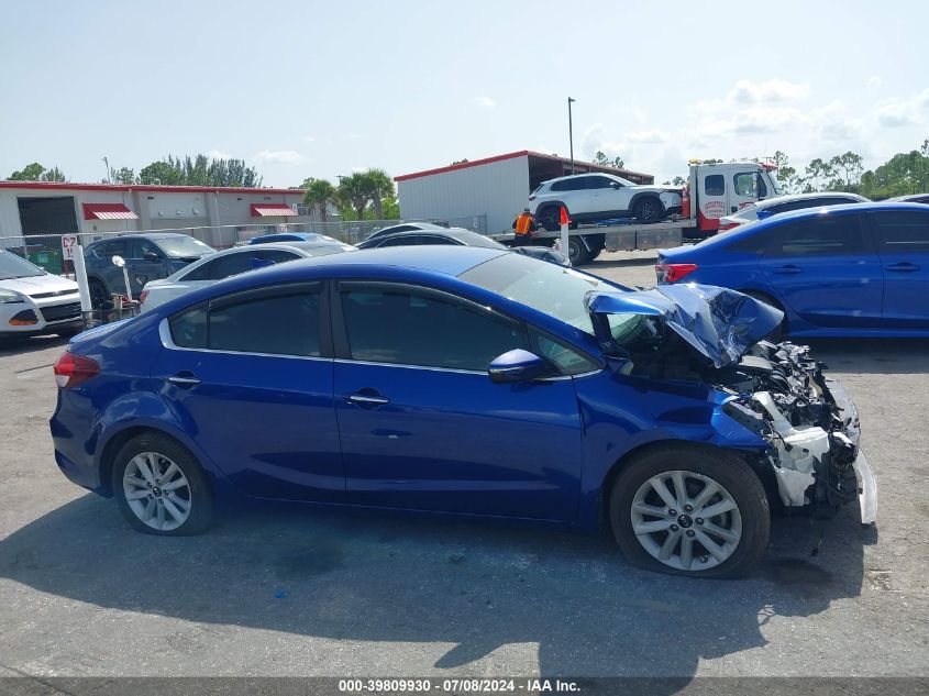 2017 Kia Forte S VIN: 3KPFL4A71HE043110 Lot: 39809930