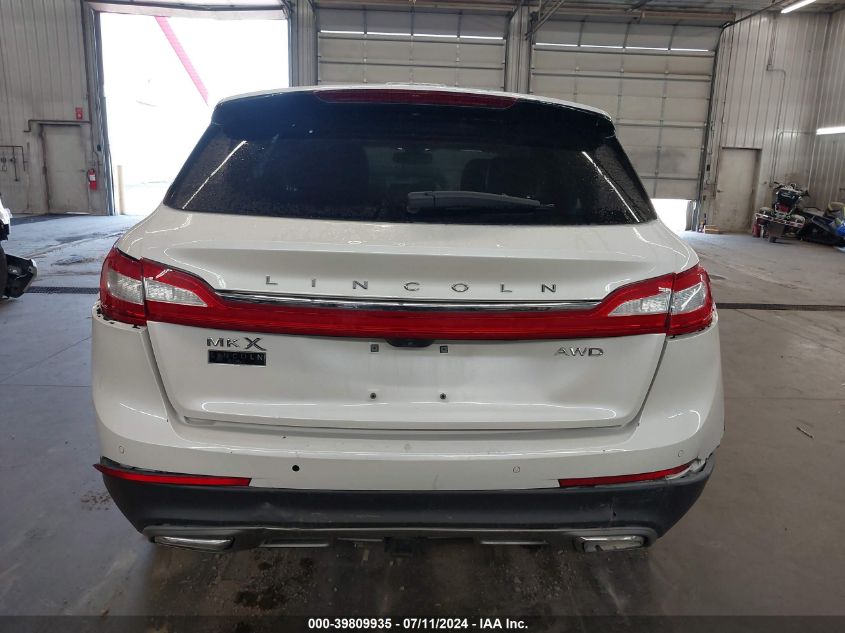 2016 Lincoln Mkx Reserve VIN: 2LMTJ8LR2GBL88117 Lot: 39809935