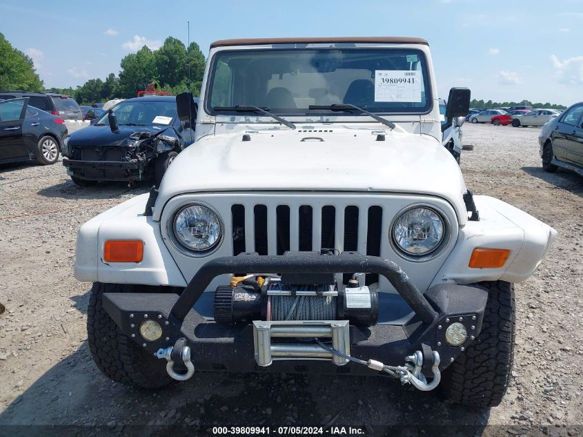 1998 Jeep Wrangler Sahara VIN: 1J4FY49S5WP724775 Lot: 39809941