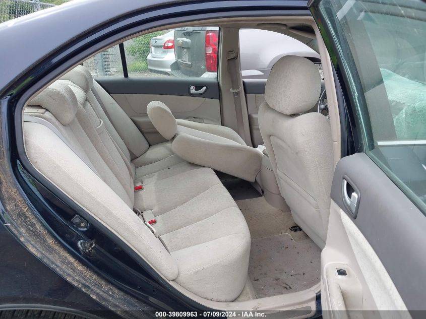 2006 Hyundai Sonata Gls/Lx VIN: 5NPEU46F76H058373 Lot: 39809963