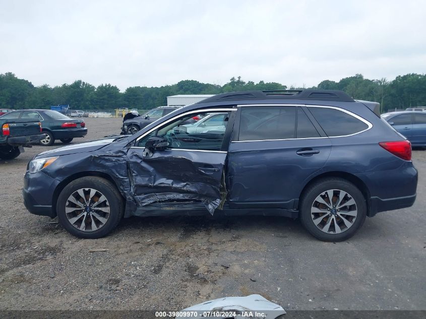 2017 Subaru Outback 2.5I Limited VIN: 4S4BSAKC3H3435522 Lot: 39809970