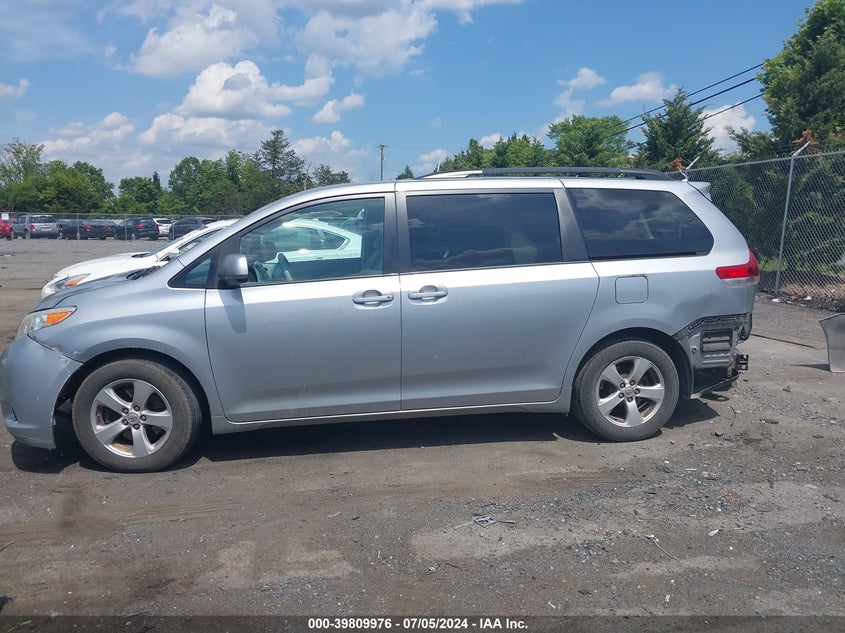 2014 Toyota Sienna Le V6 8 Passenger VIN: 5TDKK3DC2ES508807 Lot: 39809976