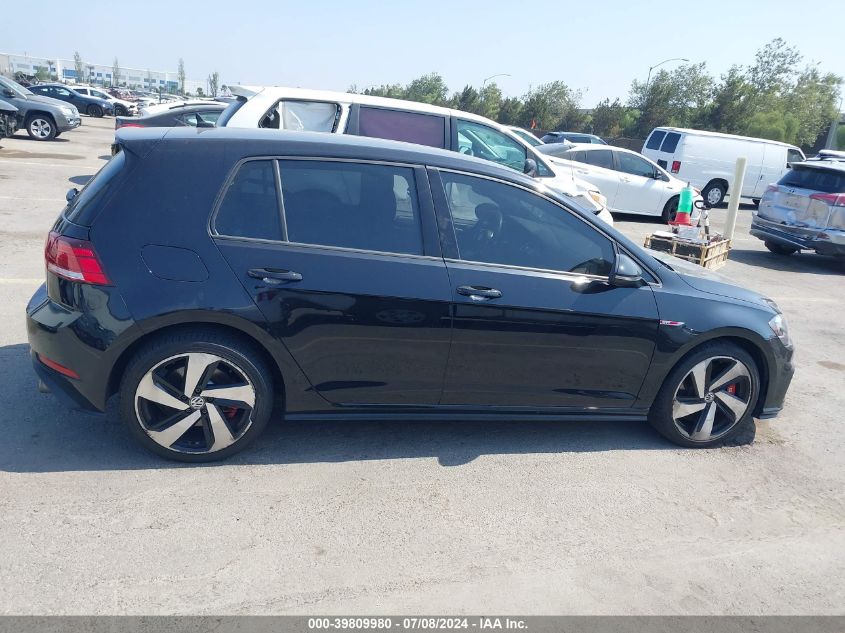 2020 Volkswagen Gti S/Se/Autobahn VIN: 3VW6T7AU6LM000837 Lot: 39809980