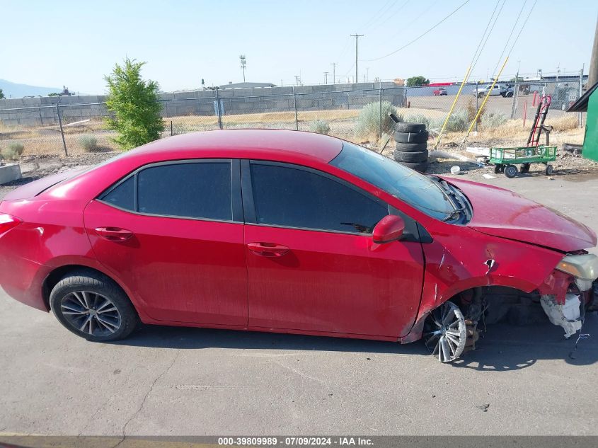 2016 Toyota Corolla Le Plus VIN: 2T1BURHE2GC551385 Lot: 39809989