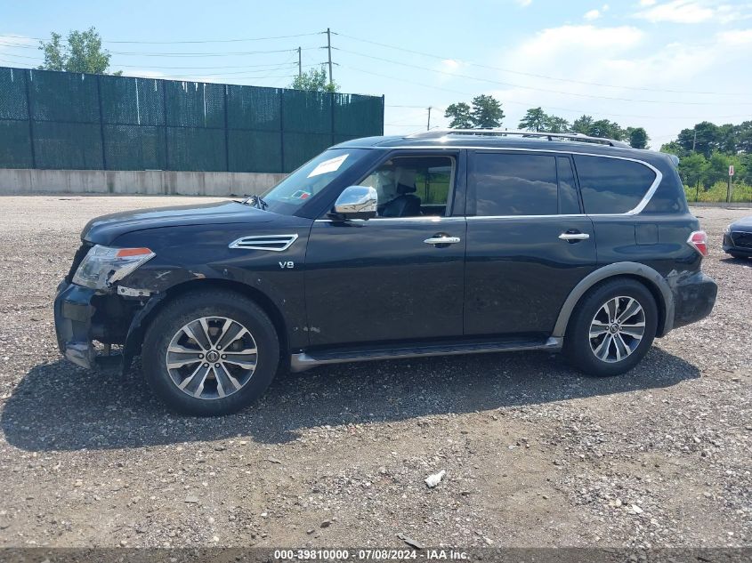 2017 Nissan Armada Sl VIN: JN8AY2NC1H9511790 Lot: 39810000