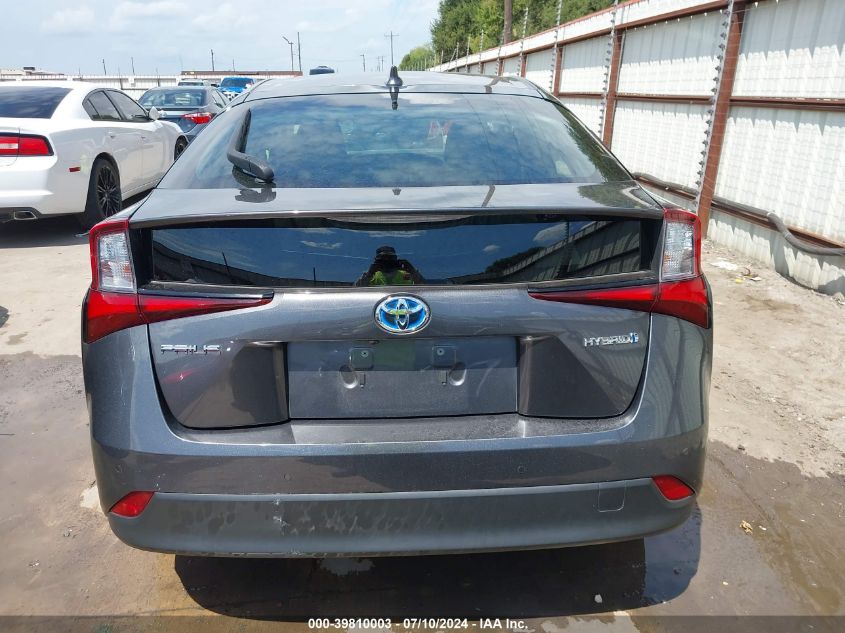 2022 Toyota Prius Le VIN: JTDKAMFU4N3160881 Lot: 39810003