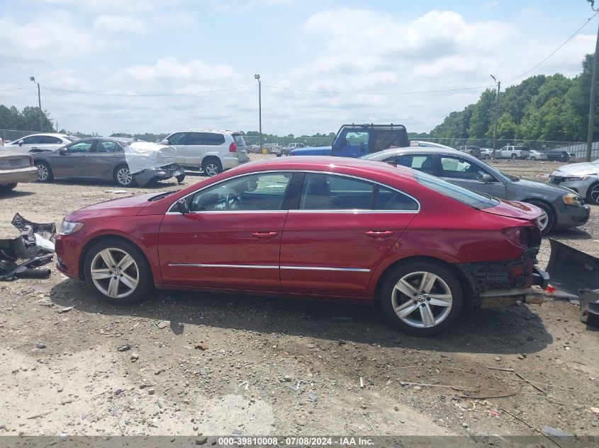 2015 Volkswagen Cc 2.0T Sport VIN: WVWBP7AN0FE812658 Lot: 39810008