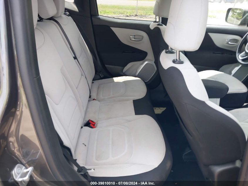 2018 Jeep Renegade Latitude Fwd VIN: ZACCJABB0JPJ59222 Lot: 39810010