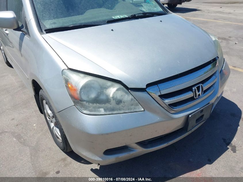 2007 Honda Odyssey Ex-L VIN: 5FNRL38757B093482 Lot: 39810016