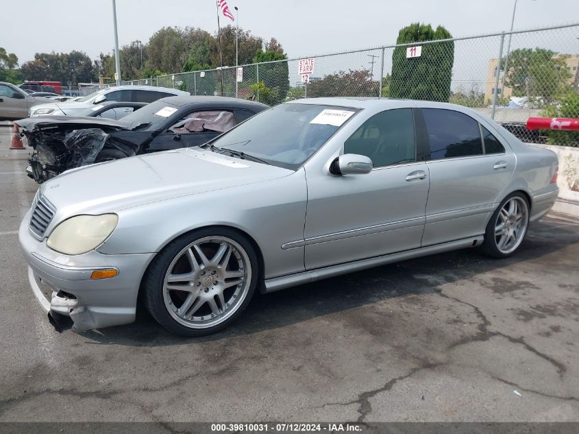 2001 Mercedes-Benz S 55 Amg VIN: WDBNG73JX1A179706 Lot: 39810031