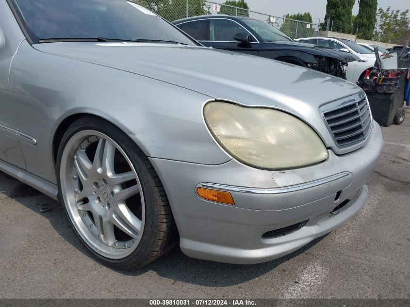 2001 Mercedes-Benz S 55 Amg VIN: WDBNG73JX1A179706 Lot: 39810031