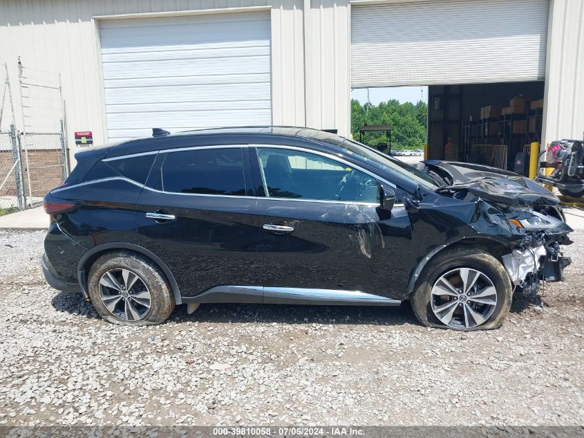2020 Nissan Murano Sv Intelligent Awd VIN: 5N1AZ2BS0LN115219 Lot: 39810058