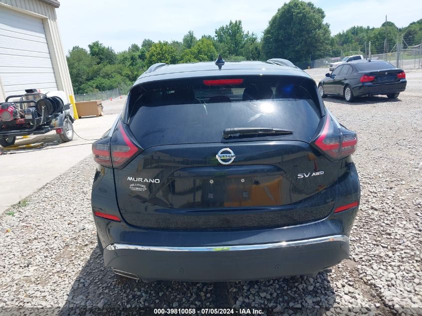 2020 Nissan Murano Sv Intelligent Awd VIN: 5N1AZ2BS0LN115219 Lot: 39810058