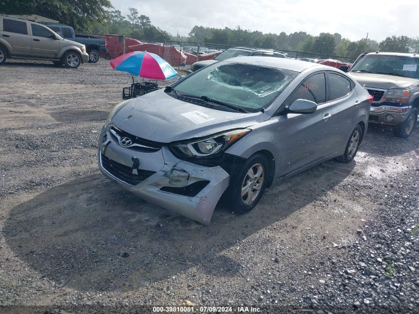 5NPDH4AE7FH641234 2015 HYUNDAI ELANTRA - Image 2