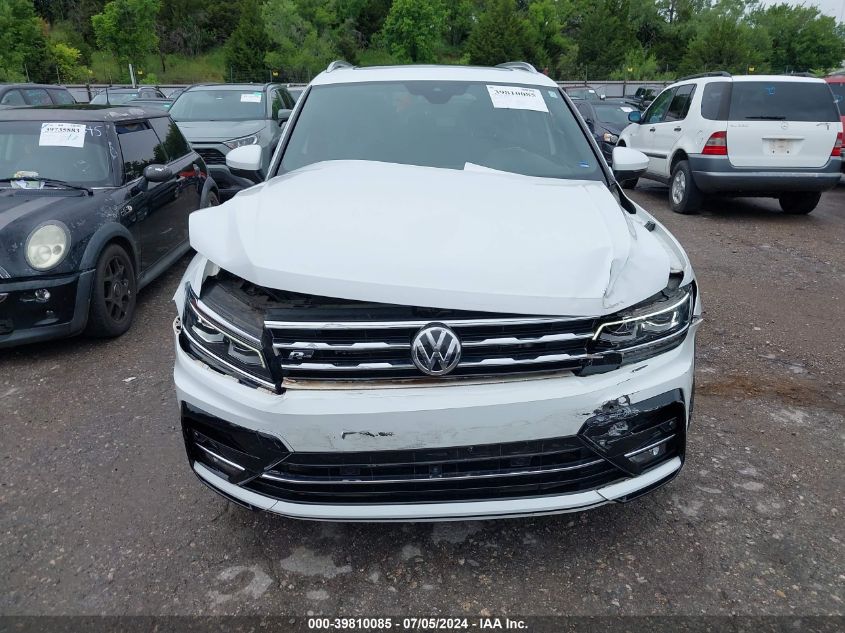 2021 Volkswagen Tiguan 2.0T Sel Premium R-Line VIN: 3VV4B7AX7MM141040 Lot: 39810085