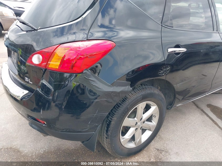 2010 Nissan Murano Sl VIN: JN8AZ1MU8AW011134 Lot: 39810092