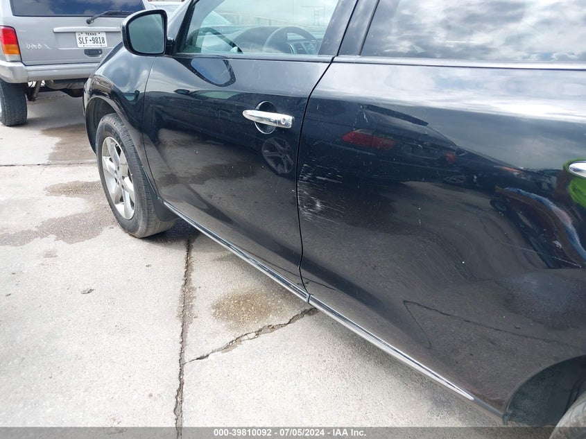 2010 Nissan Murano Sl VIN: JN8AZ1MU8AW011134 Lot: 39810092