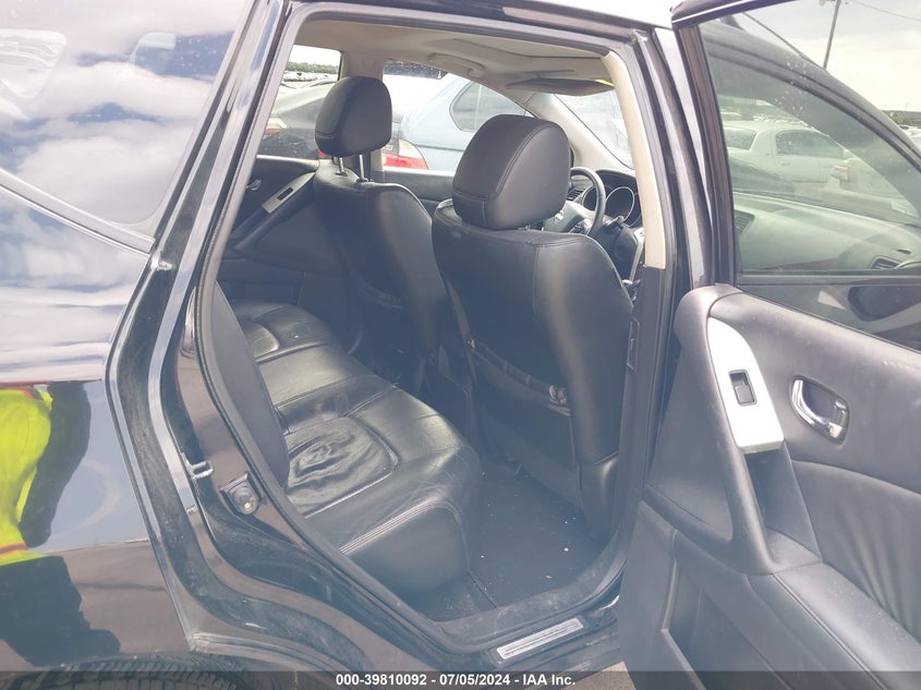 2010 Nissan Murano Sl VIN: JN8AZ1MU8AW011134 Lot: 39810092