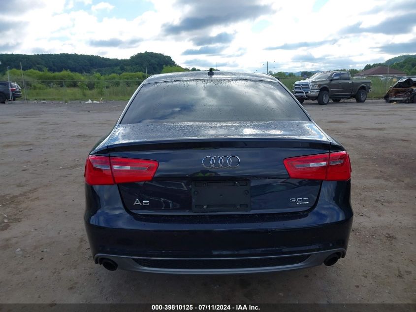 2013 AUDI A6 3.0T PREMIUM - WAUHGAFC9DN034868