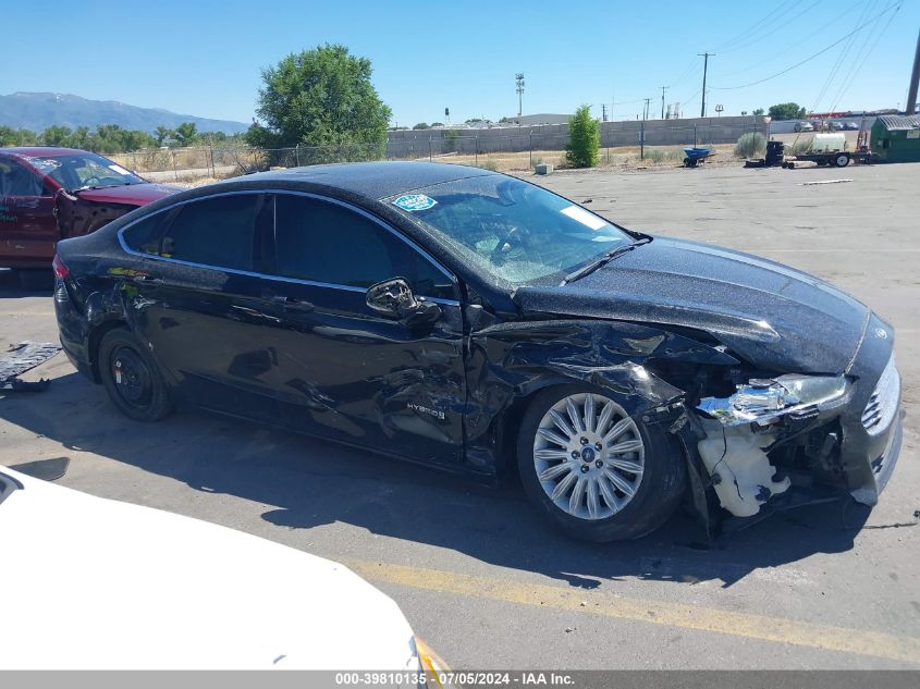 2016 Ford Fusion Hybrid Se VIN: 3FA6P0LU9GR328392 Lot: 39810135