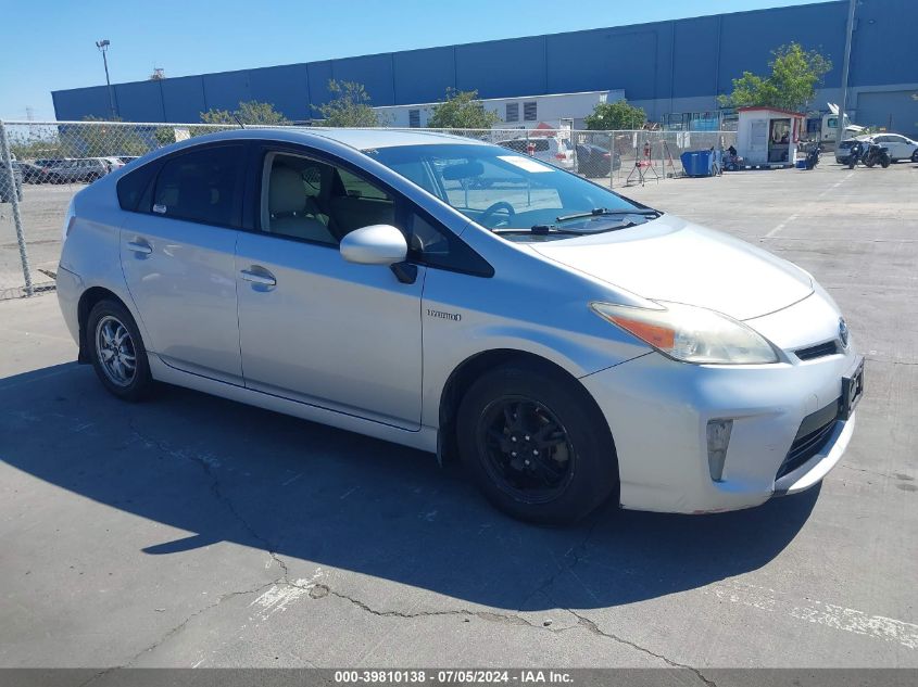 2012 Toyota Prius Two VIN: JTDKN3DU3C5538014 Lot: 39810138