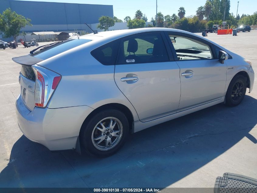 2012 Toyota Prius Two VIN: JTDKN3DU3C5538014 Lot: 39810138