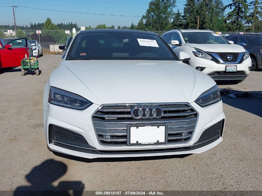 2018 Audi A5 2.0T Premium VIN: WAUTNAF58JA022294 Lot: 39810157