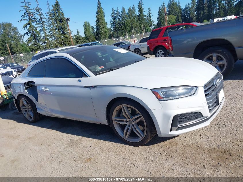 2018 Audi A5 2.0T Premium VIN: WAUTNAF58JA022294 Lot: 39810157