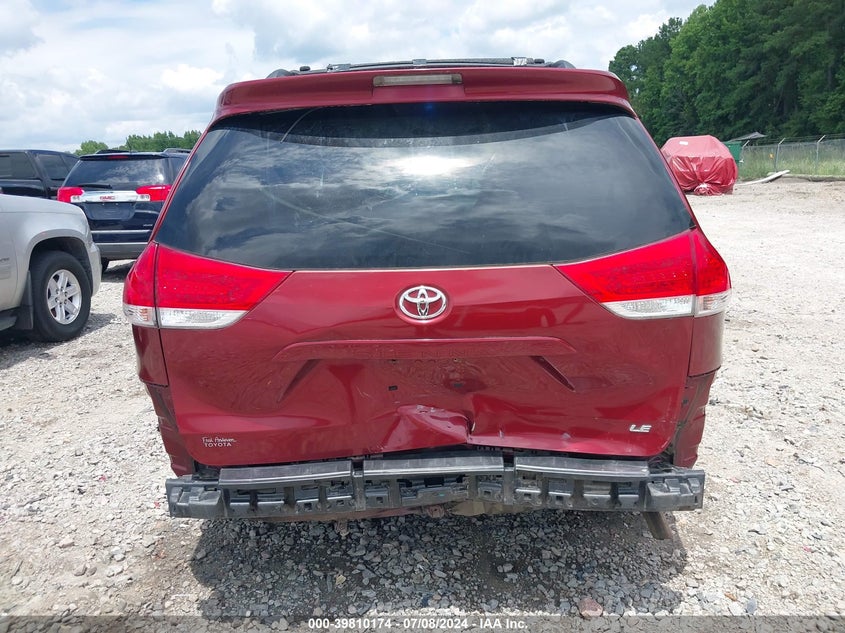 2011 Toyota Sienna Le V6 VIN: 5TDKK3DC9BS063607 Lot: 39810174