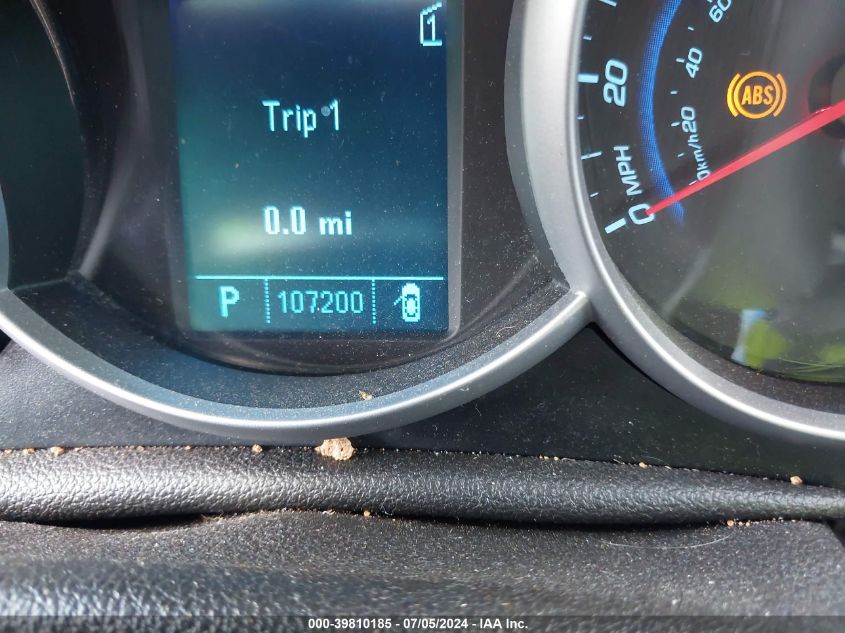 2011 Chevrolet Cruze 1Lt VIN: 1G1PF5S97B7110374 Lot: 39810185