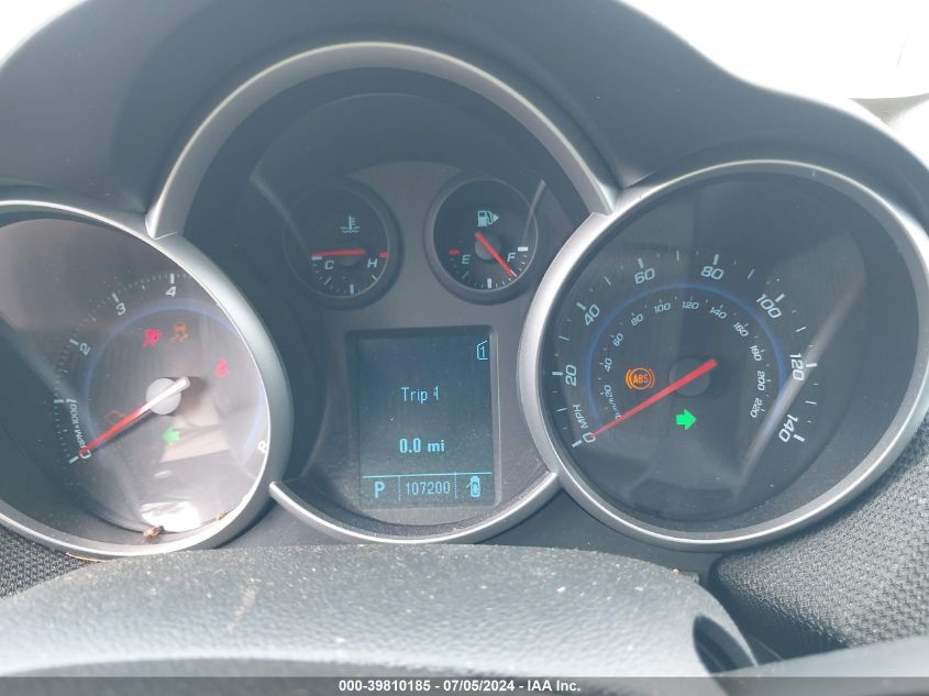 2011 Chevrolet Cruze 1Lt VIN: 1G1PF5S97B7110374 Lot: 39810185