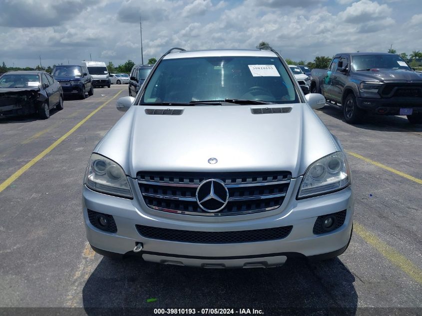 2007 Mercedes-Benz Ml 350 4Matic VIN: 4JGBB86E07A216919 Lot: 39810193