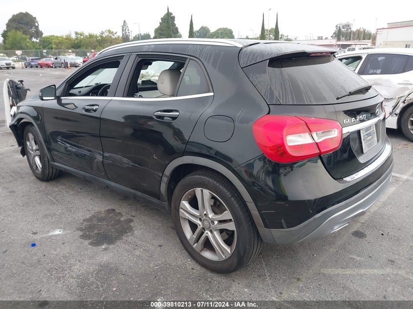 2016 Mercedes-Benz Gla 250 VIN: WDCTG4EB0GJ211255 Lot: 39810213
