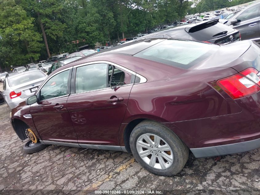 2011 Ford Taurus Se VIN: 1FAHP2DWXBG153171 Lot: 39810246