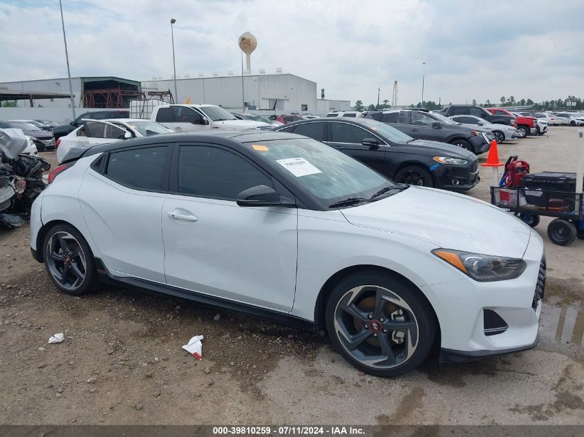 2020 Hyundai Veloster VIN: KMHTH6AB2LU028934 Lot: 39810259