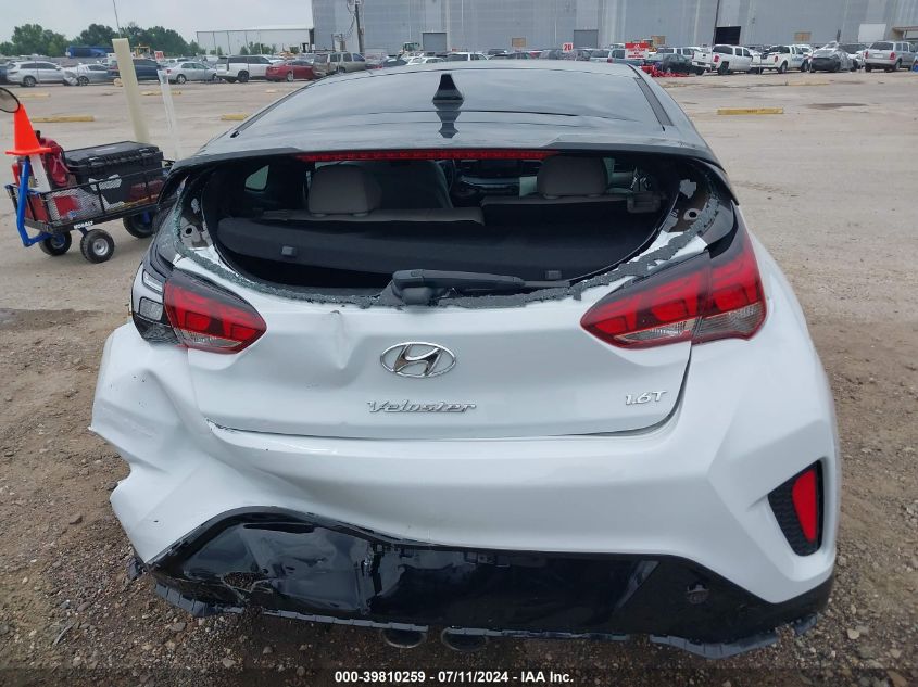 2020 Hyundai Veloster VIN: KMHTH6AB2LU028934 Lot: 39810259